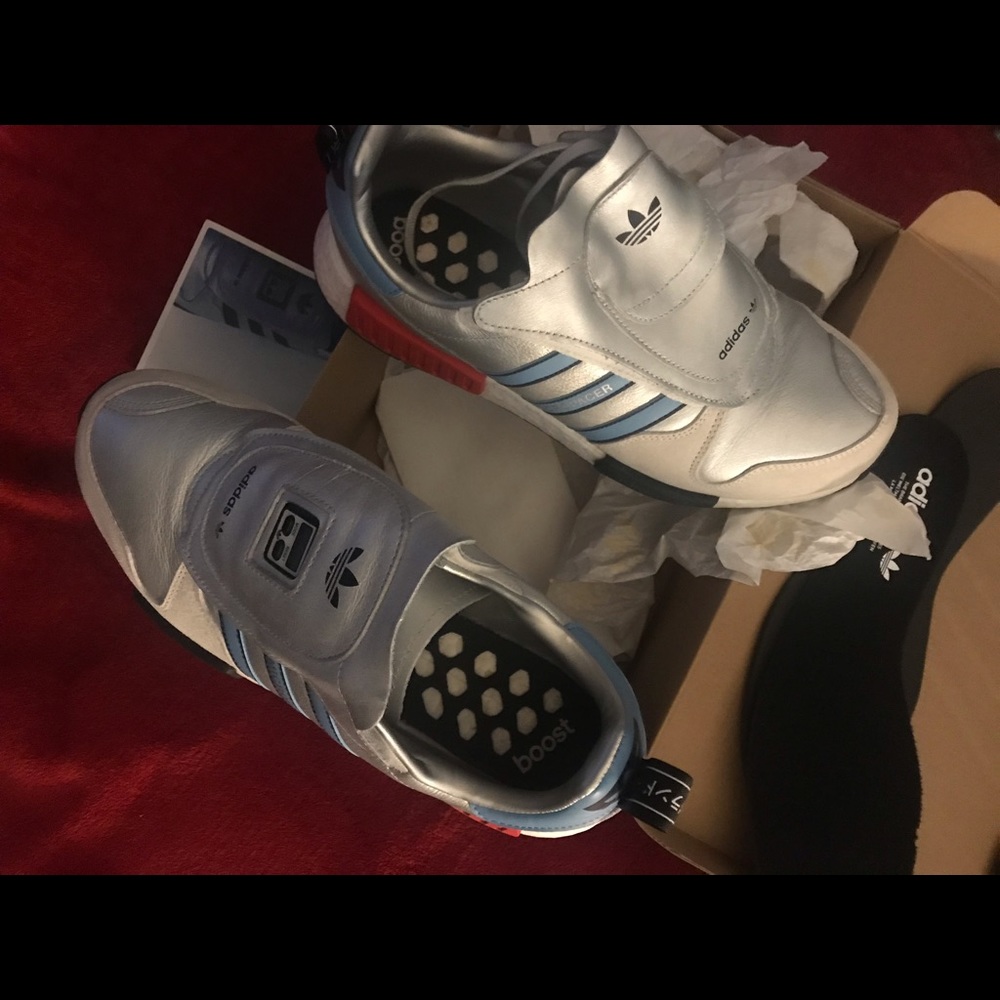 Adidas NMD Micropacer xr1 metallic silver. Y-3